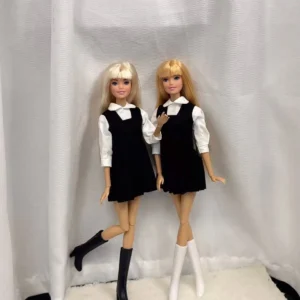 30cm mode filles BABI princesse poupée à la mode frange plate articulations mobiles collège Style JK robe douce Spice Girl 1/6 poupées