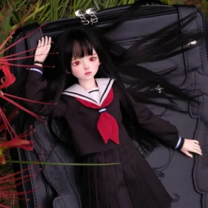 Poupée bjd 1/4 linglan belle fille, ensemble complet de jouets en résine de haute qualité, cadeau d'anniversaire, offres de poupées articulées